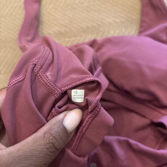 Lululemon Align Halter Tank Top Cropped in Mauve Size 10 - Picture 6 of 7